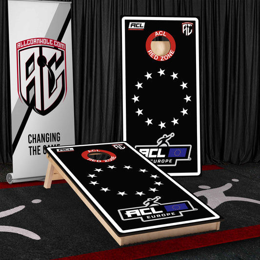ACL '24 Euro Pro Cornhole sett med to brett - 120x60 cm